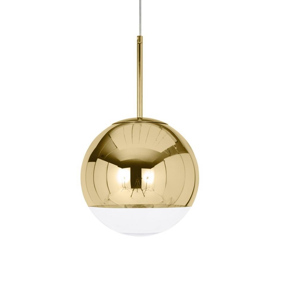 Glass pendant lamp in a contemporary style | Mirror Ball by Tom Dixon