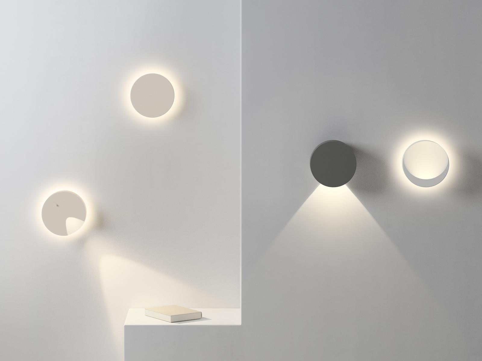 LED polycarbonate wall light | Dots 4660 4662 by Vibia