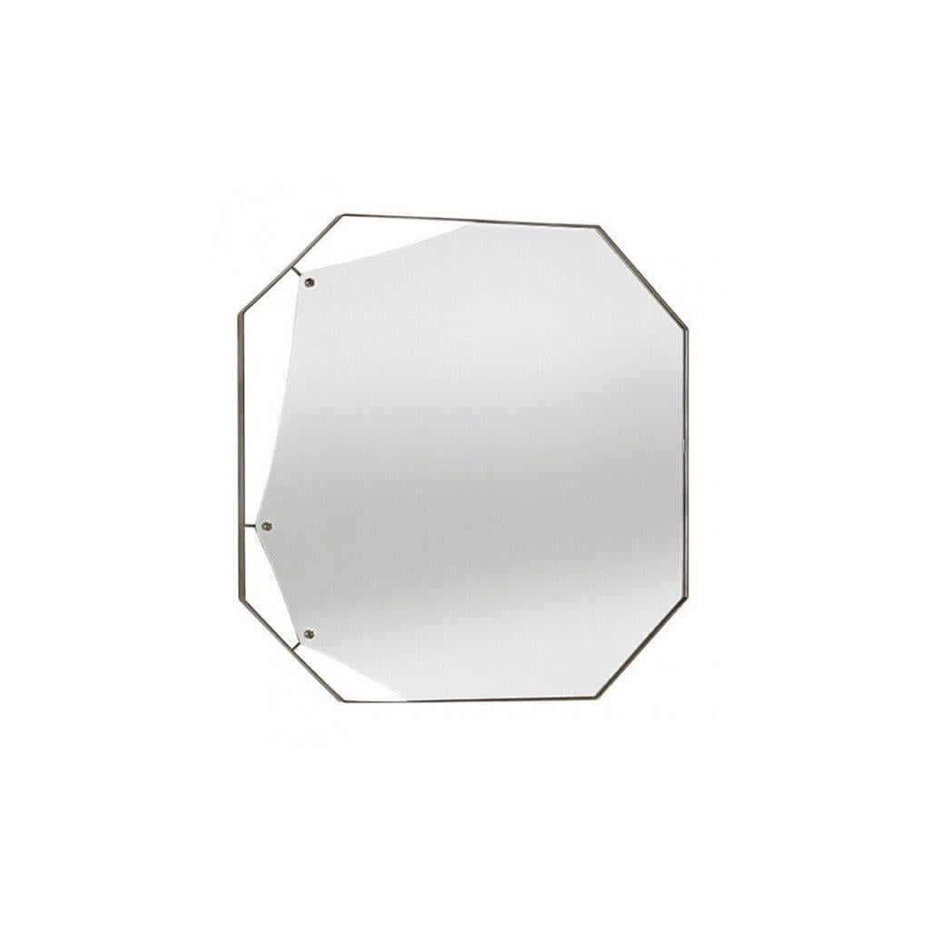Square metal mirror | Pinch by Fiam