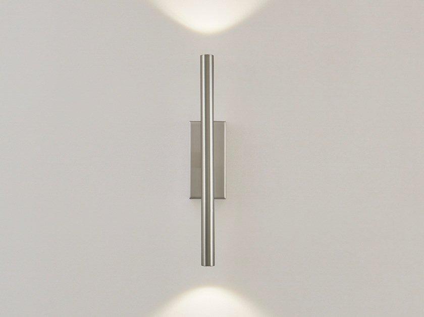 LED direct-indirect light metal wall lamp | Glow W2 by Ilfari