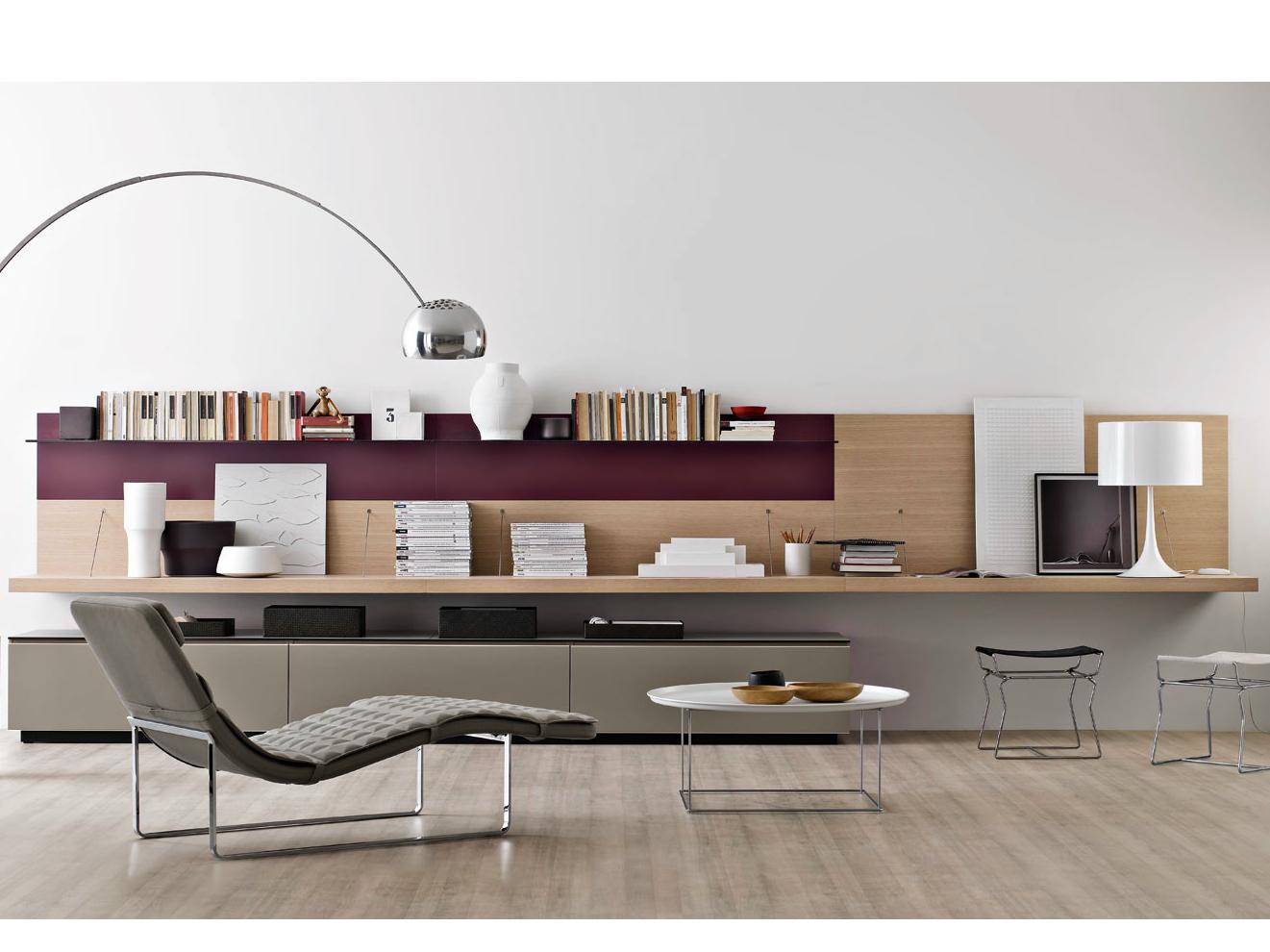 Sectional TV wall system | Pab by B&B Italia