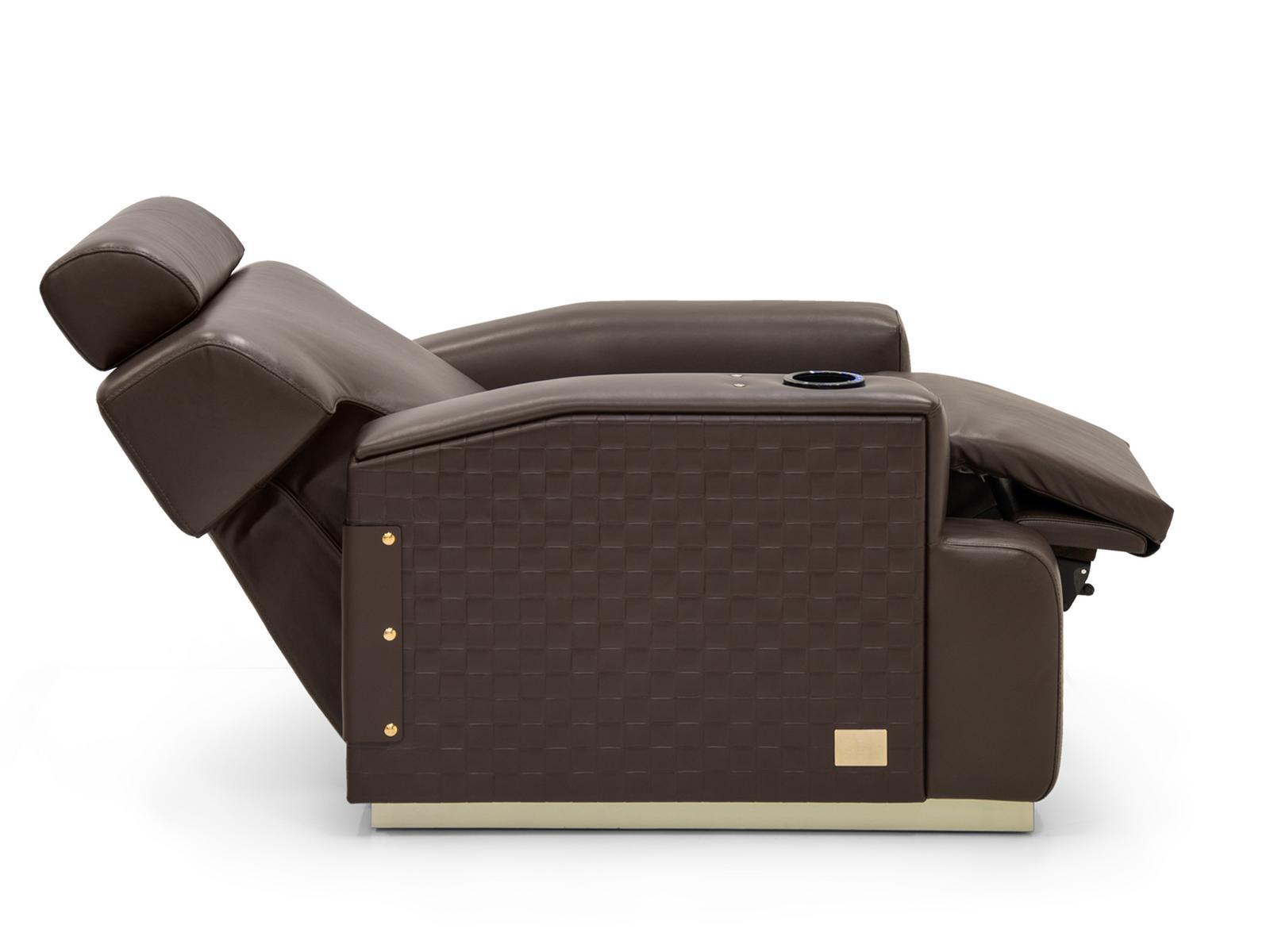 Recliner relaxing leather armchair | Bourbon by Formitalia