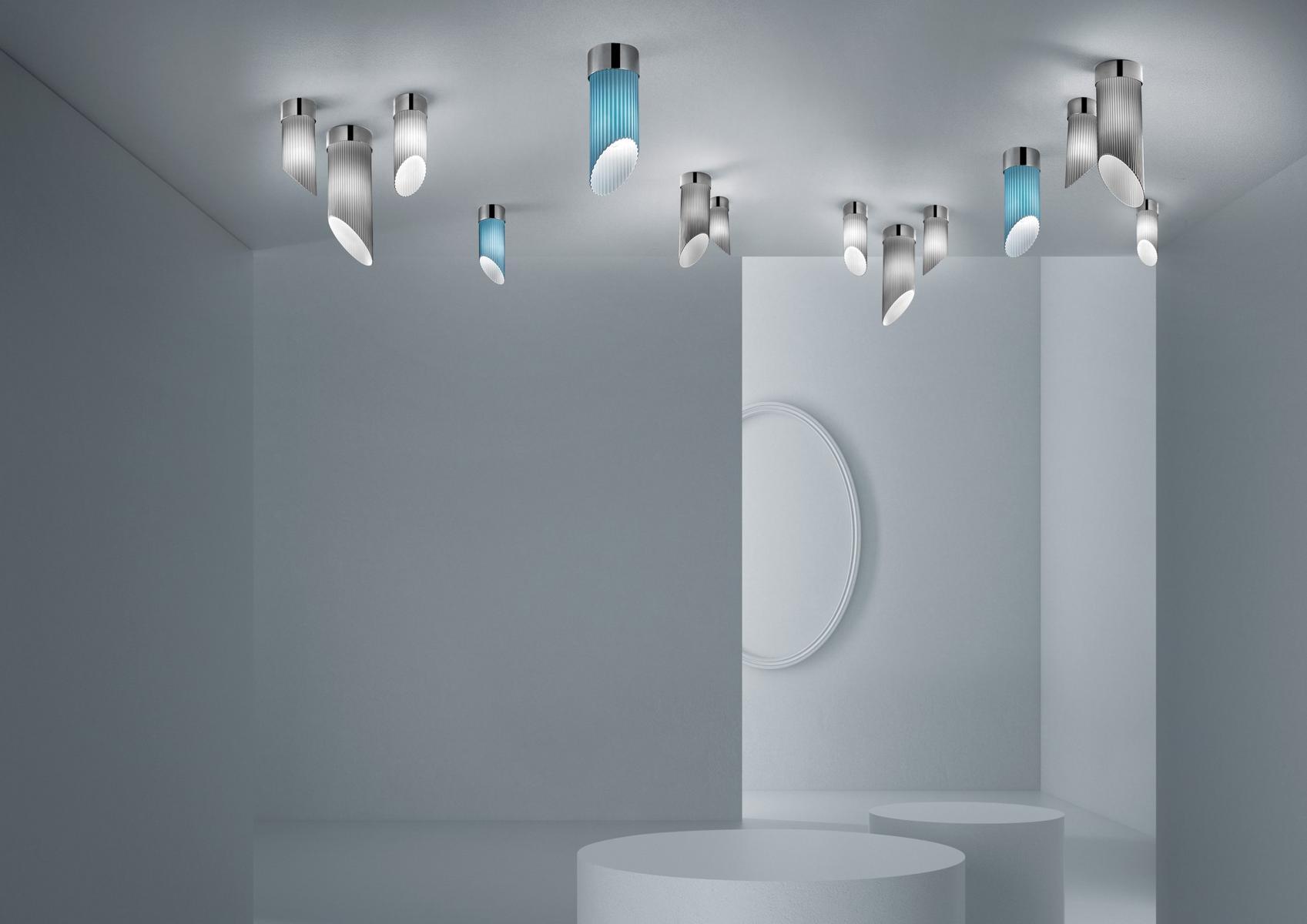 Glass ceiling lamp | Korinthos by Sylcom