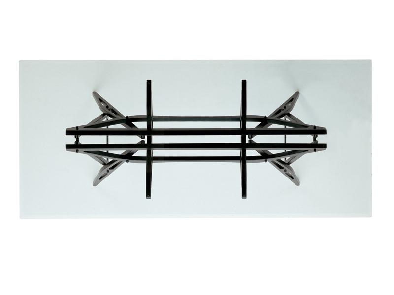 Crystal or marble table | Reale 2320 by Zanotta