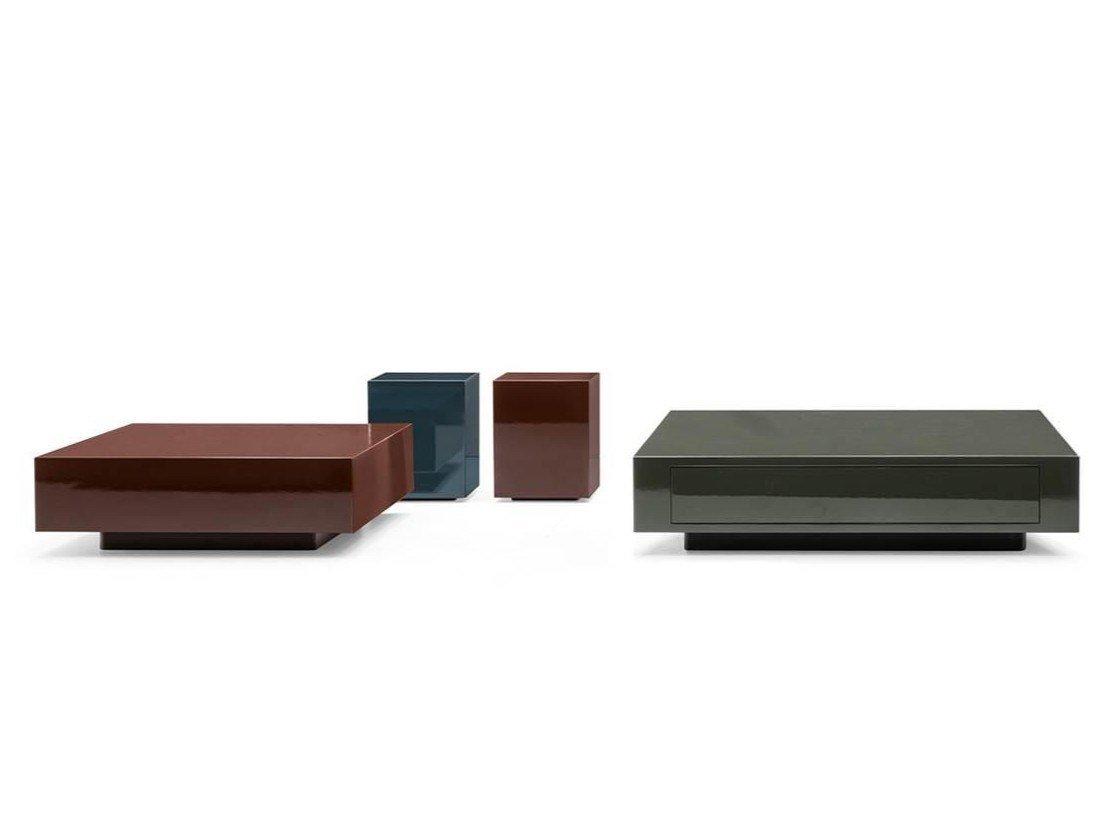 Wooden coffee table for living room | Solid by Minotti