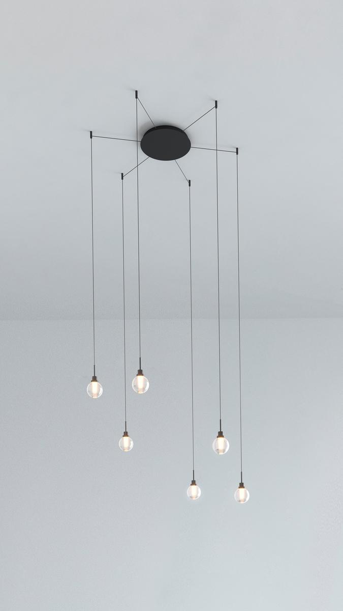 LED adjustable glass pendant lamp | Alaska Big Fancy Shape by Arkoslight