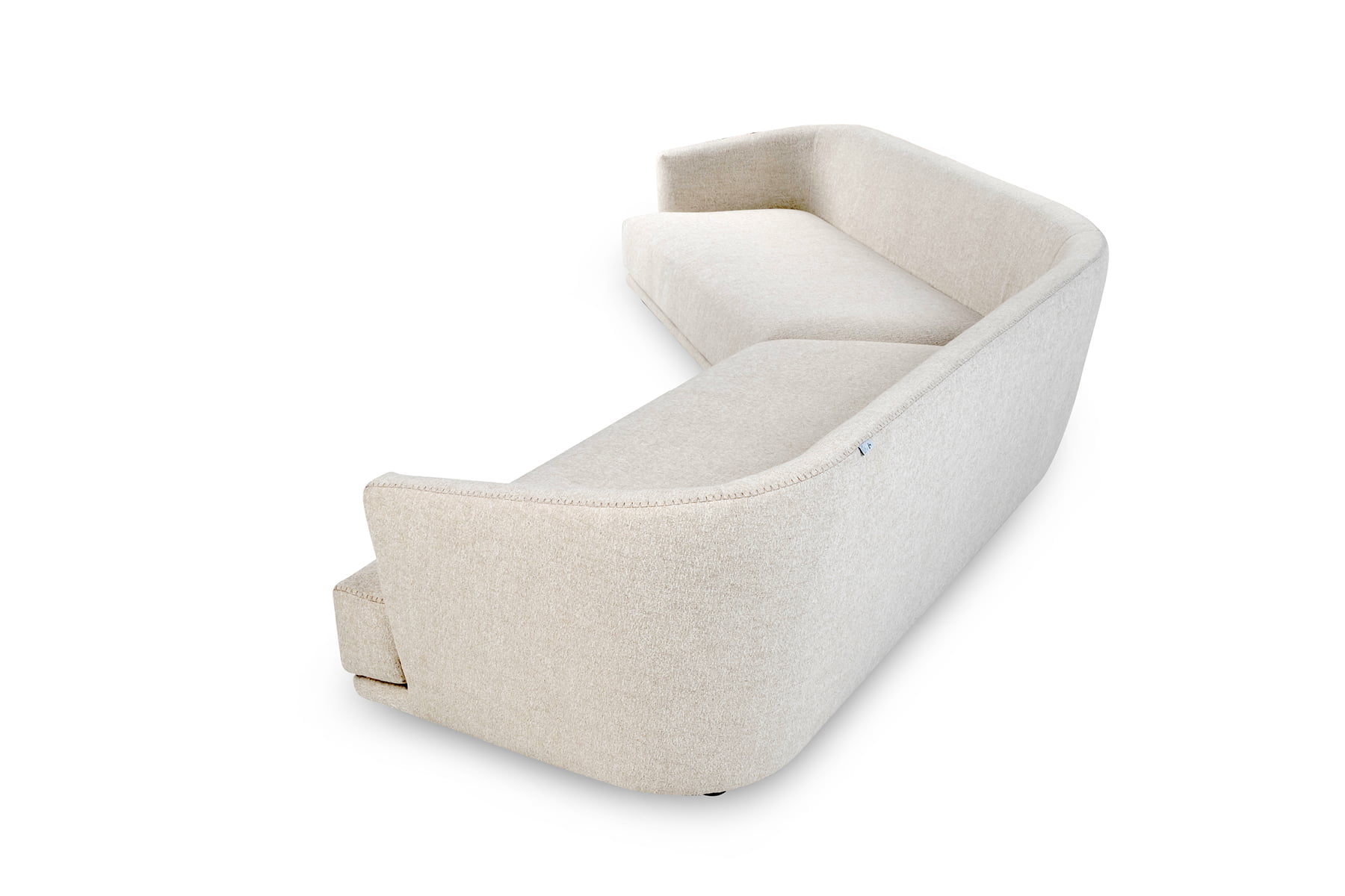 Modular eco-leather sofa | Aplomb by Calia Italia