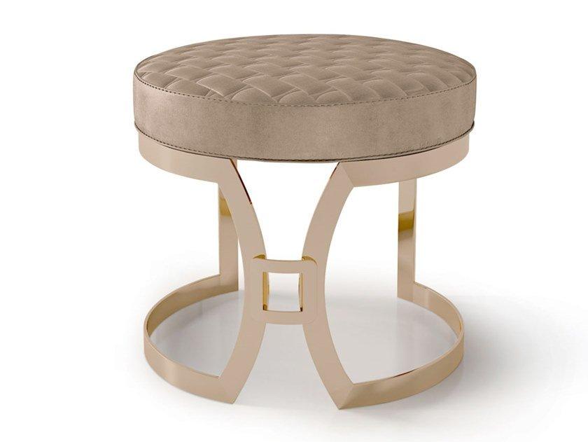 Low upholstered stool | 7088 - 7388 by Carpanese home