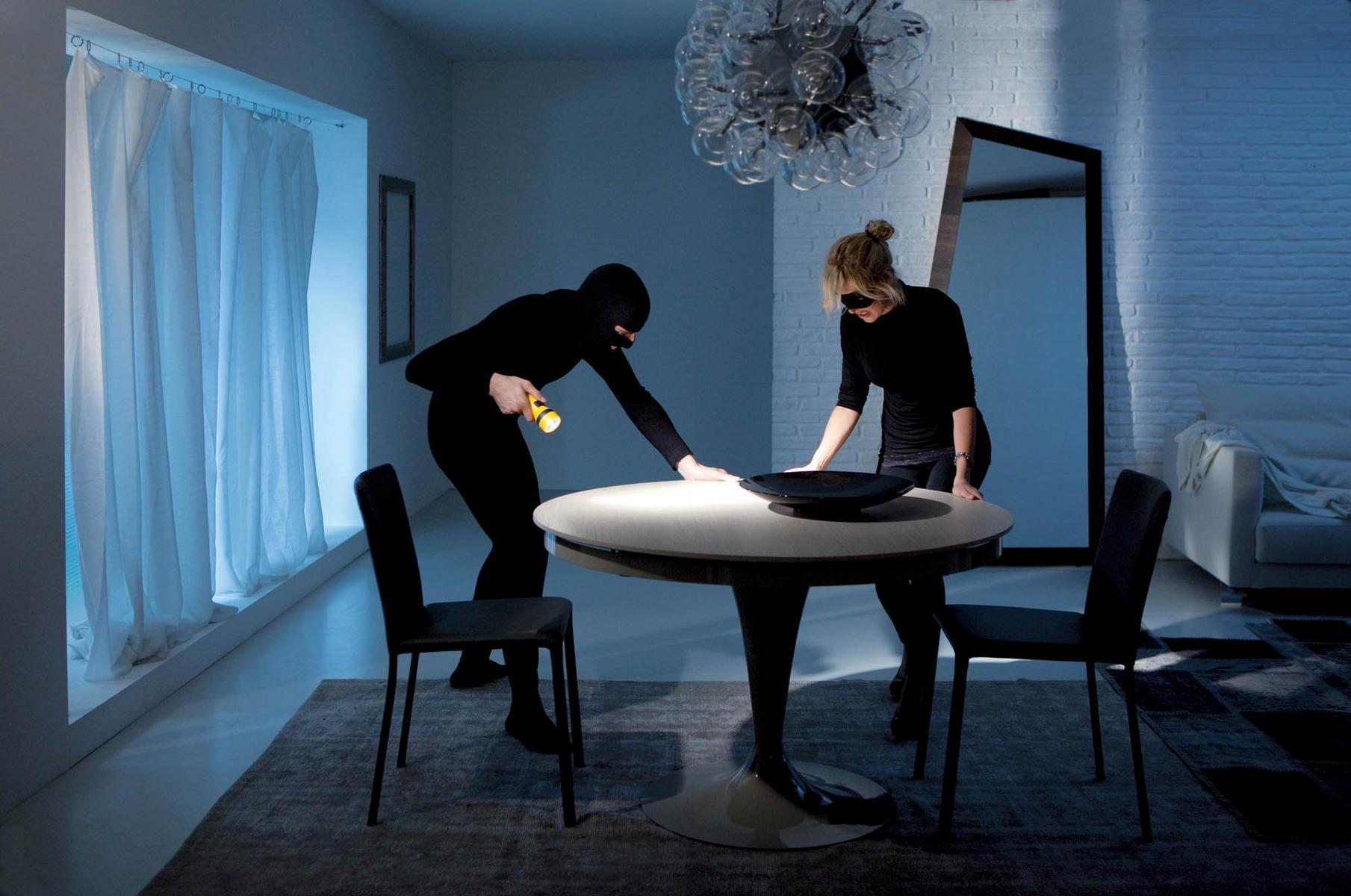 Round wooden table | Eclipse Legno by Ozzio Italia