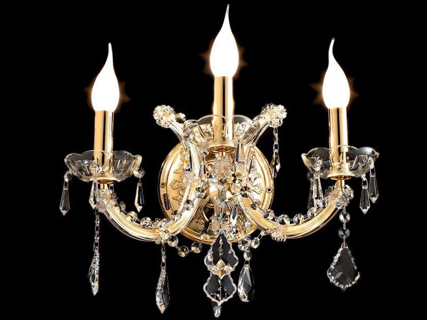 Wall lamp with crystals | Firenze by Barnini Oseo