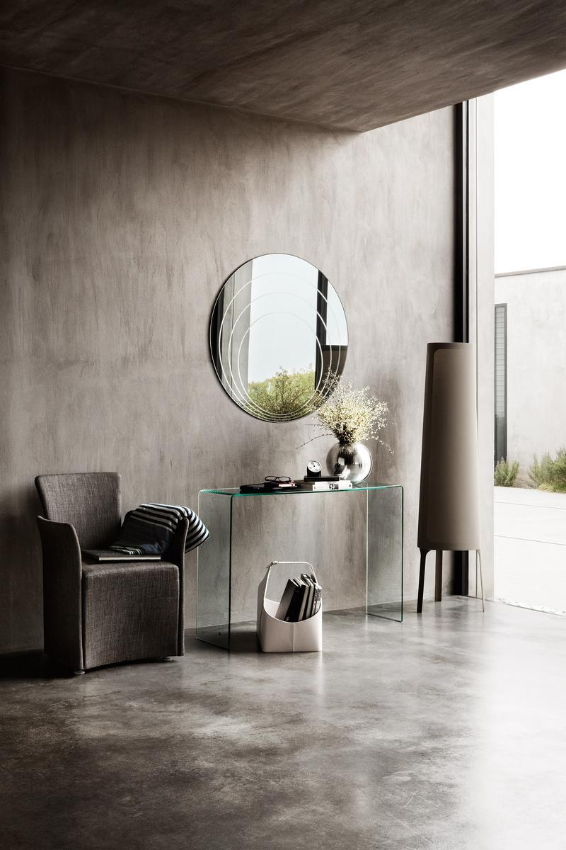 Leather easy chair with armrests | Nido by Calligaris