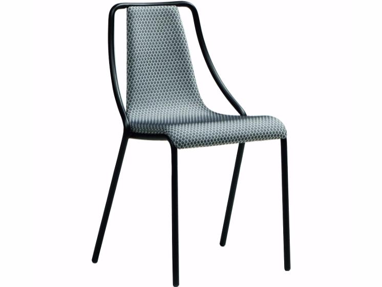 Stackable fabric chair | Ola S Ts by Midj