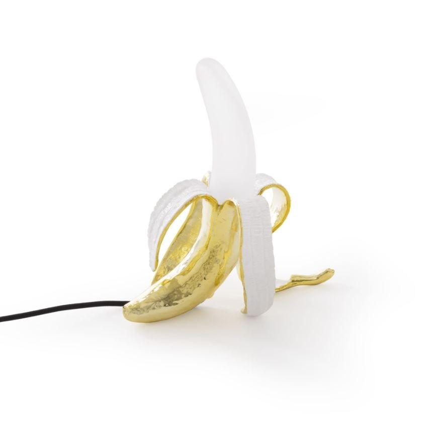 Glass and resin table lamp | Banana Lamp Louie by Seletti