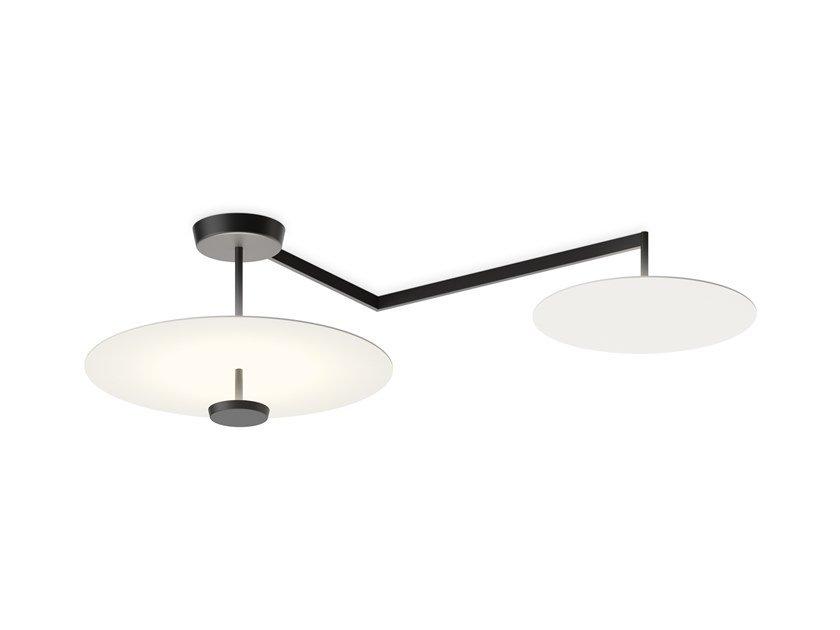 LED metal ceiling lamp | Flat 5910 by Vibia