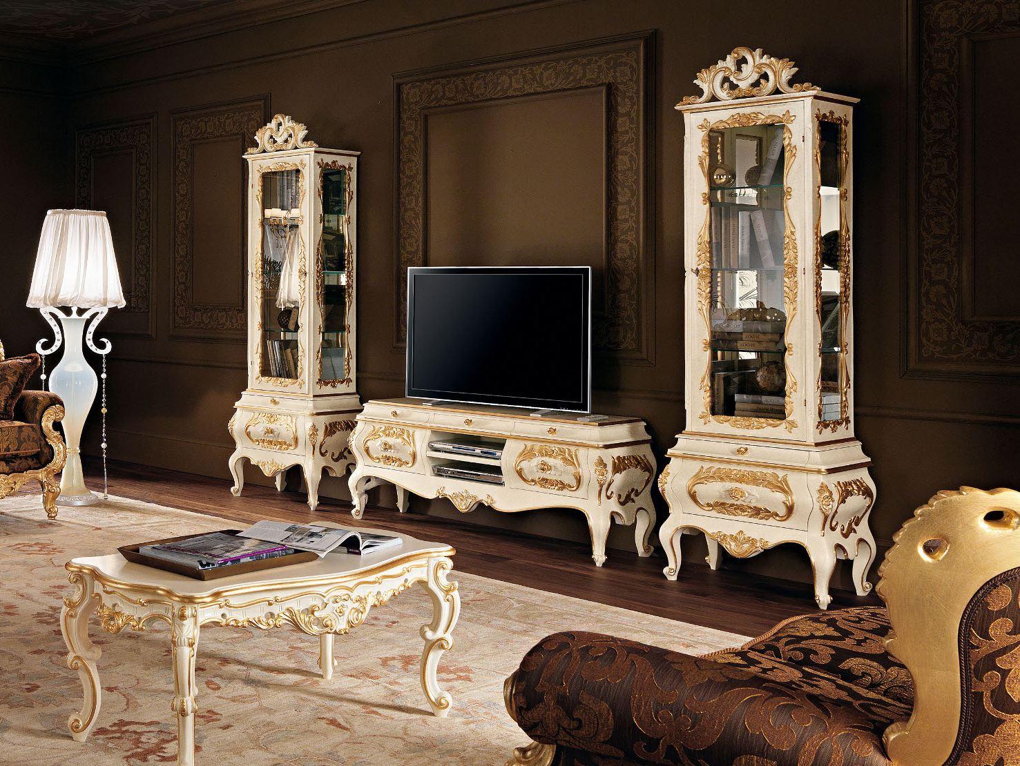 Low solid wood coffee table | 11616 by Modenese Gastone