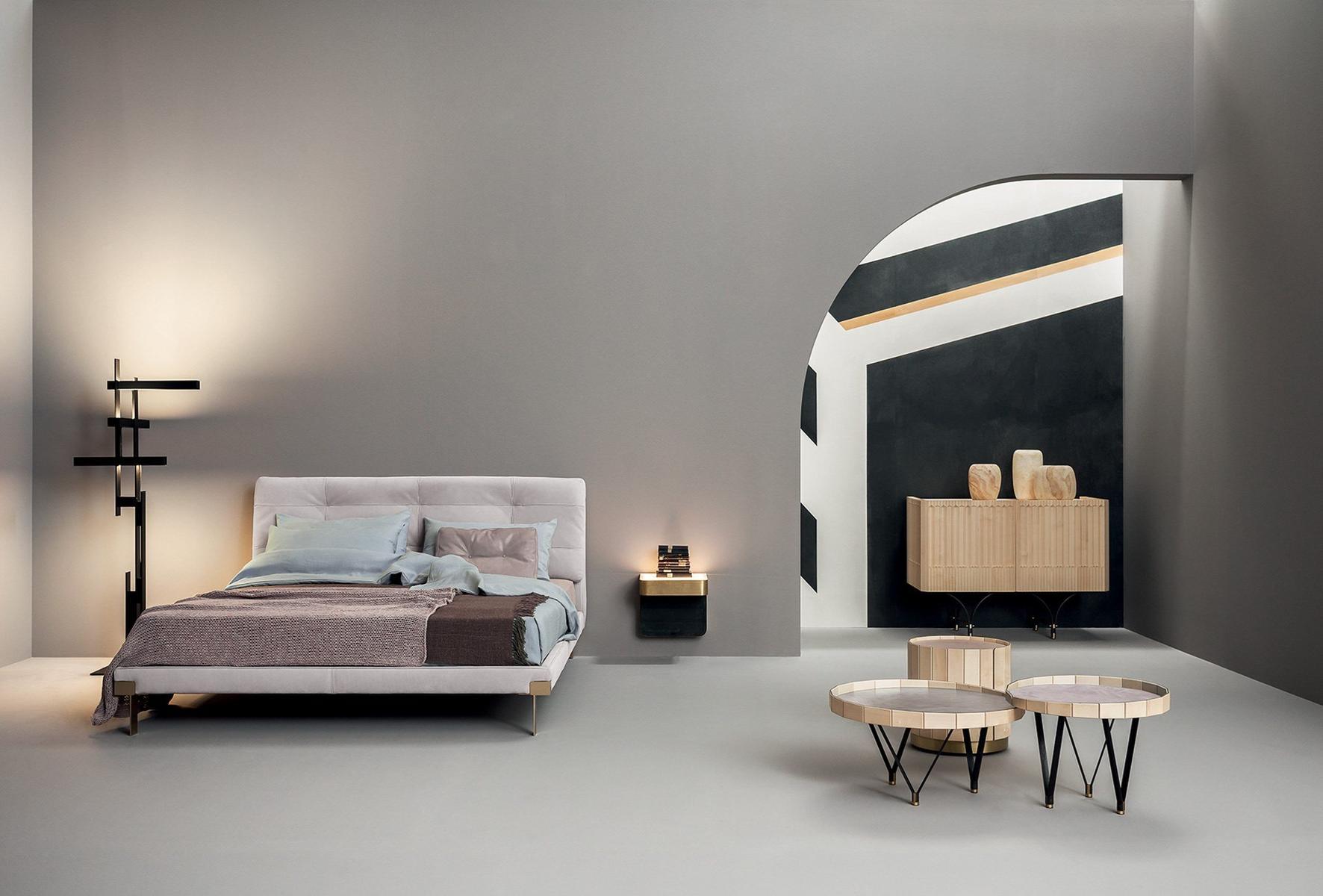 Wall-mounted bedside table with built-in lights | Sunset by Baxter