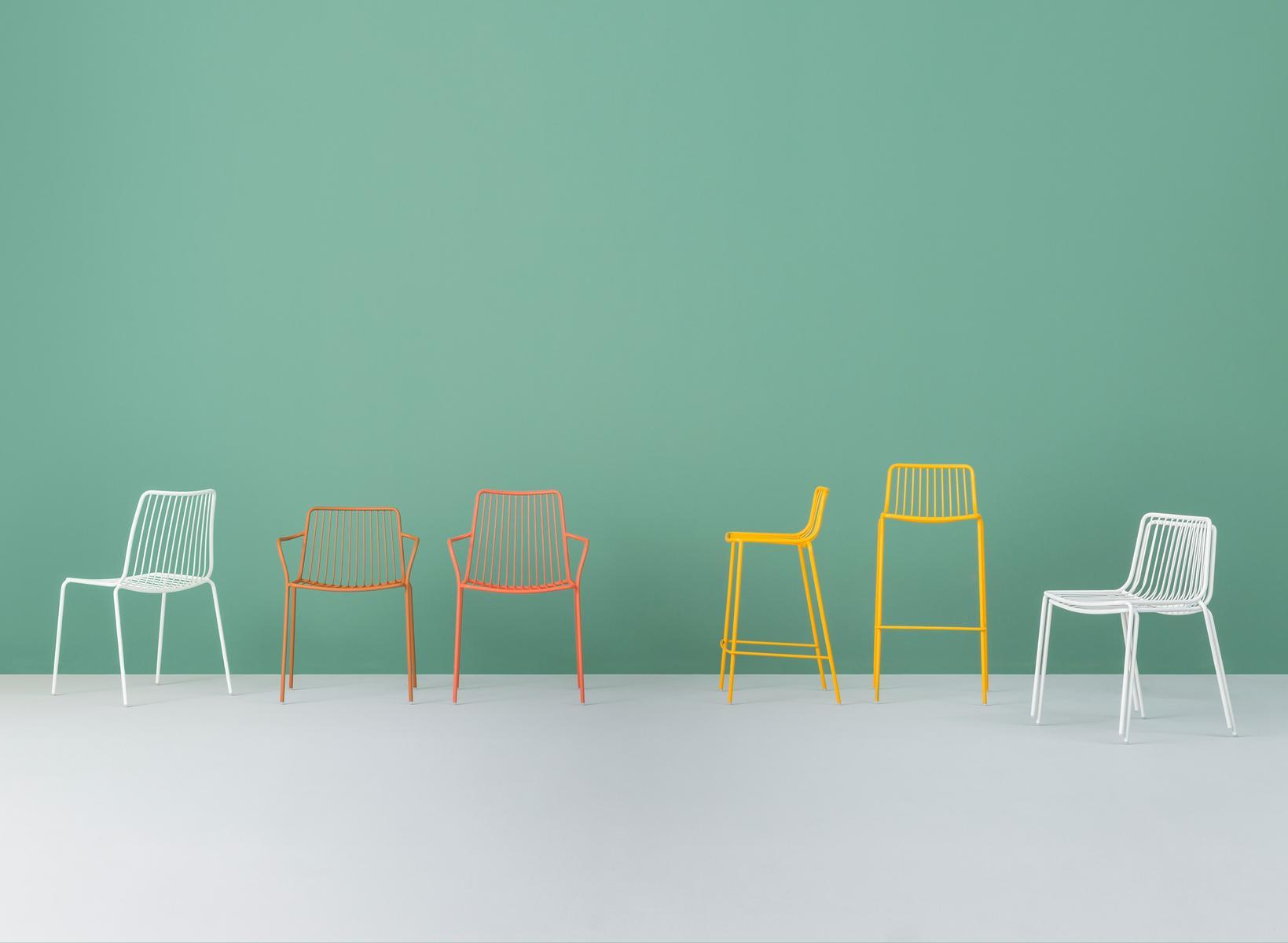 Steel garden chair | Nolita 3650 by Pedrali