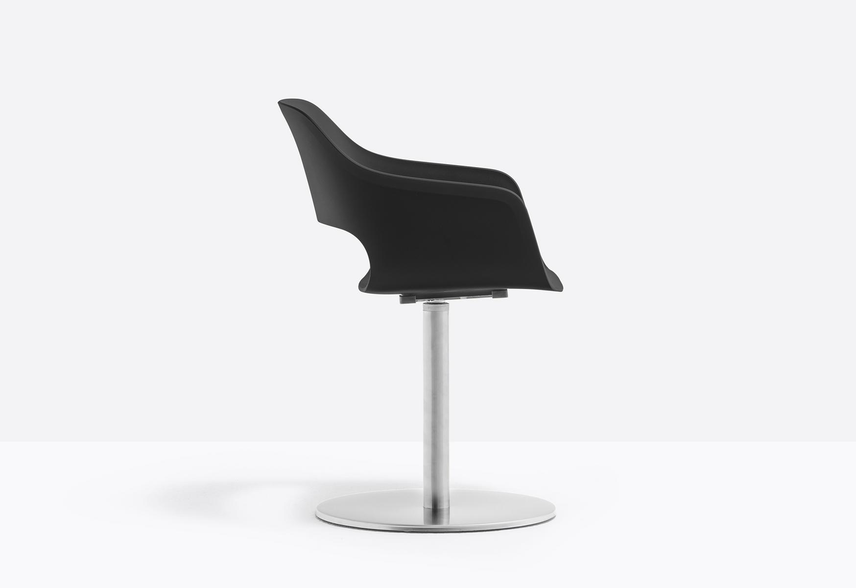 Swivel polypropylene chair with armrests | Babila 2765 by Pedrali