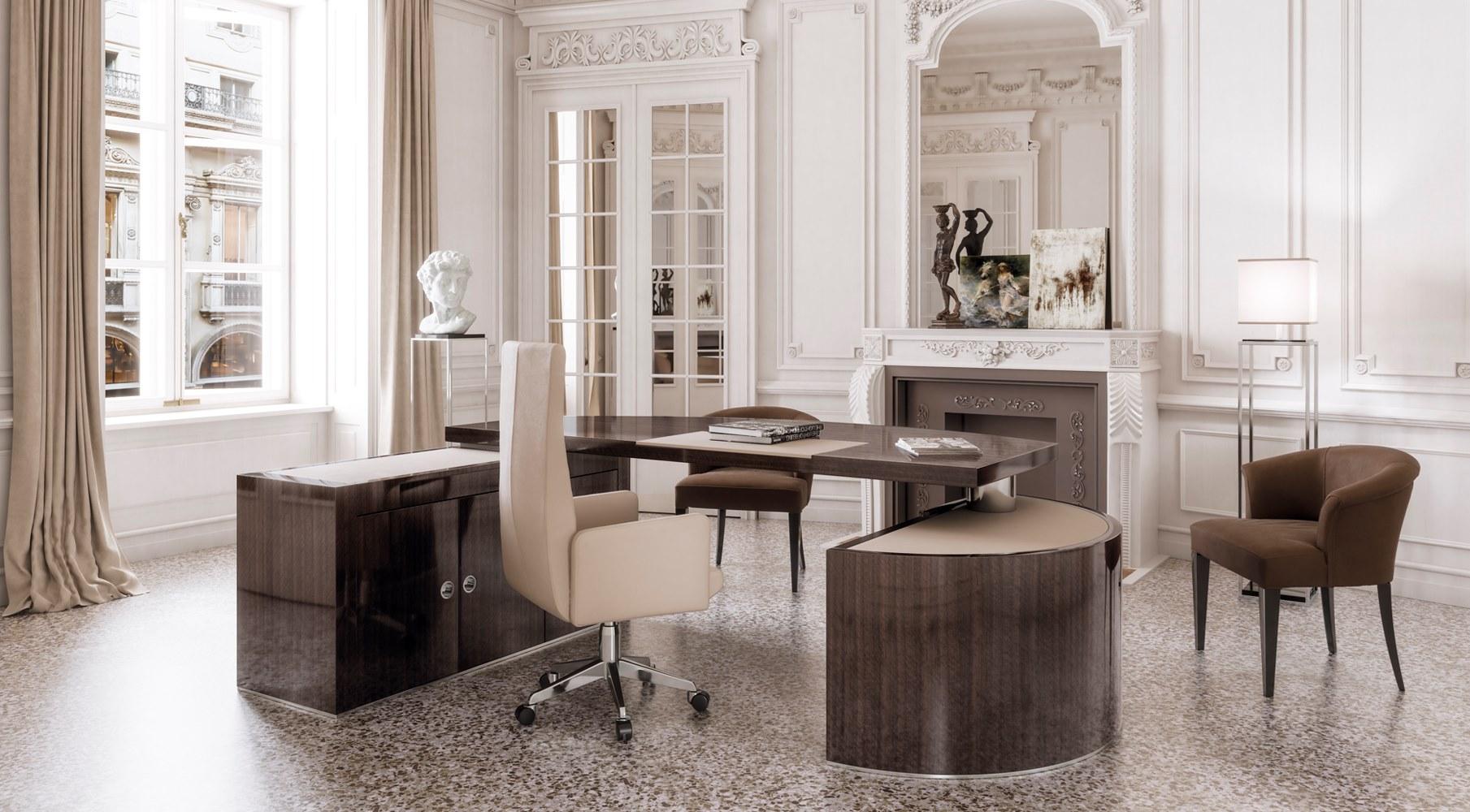 Upholstered fabric easy chair with armrests | Kana by Capital Collection