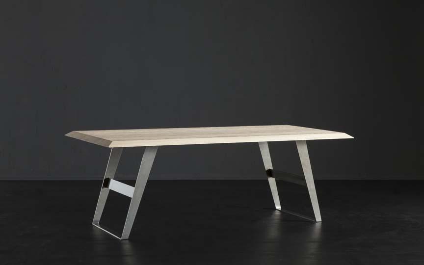 Rectangular wooden dining table | Rio + Iron by Altacorte