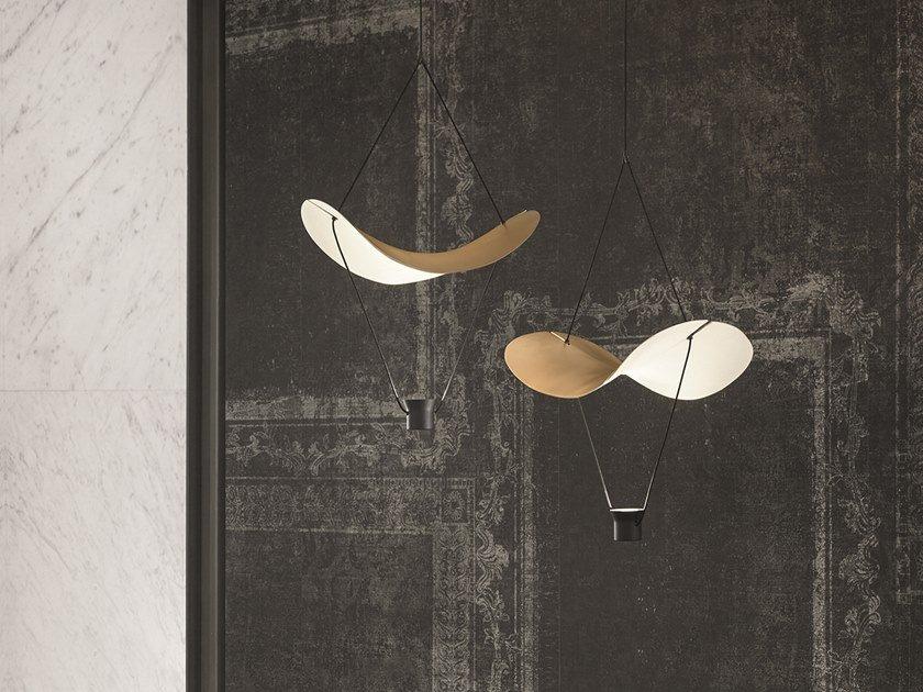 LED painted metal pendant lamp | Vollee 2g Rc by Masiero