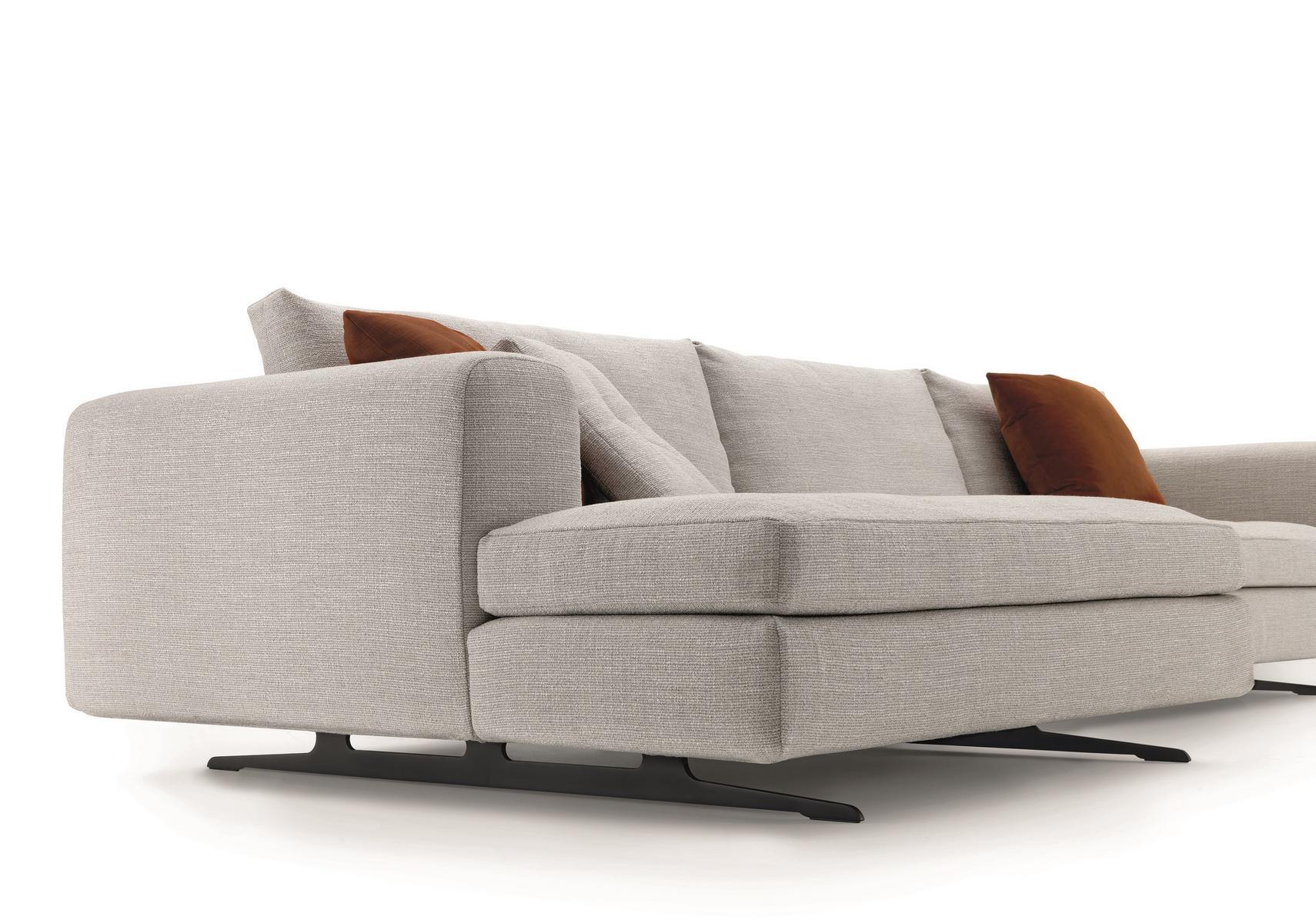 Sectional fabric sofa | Lee System by Arflex