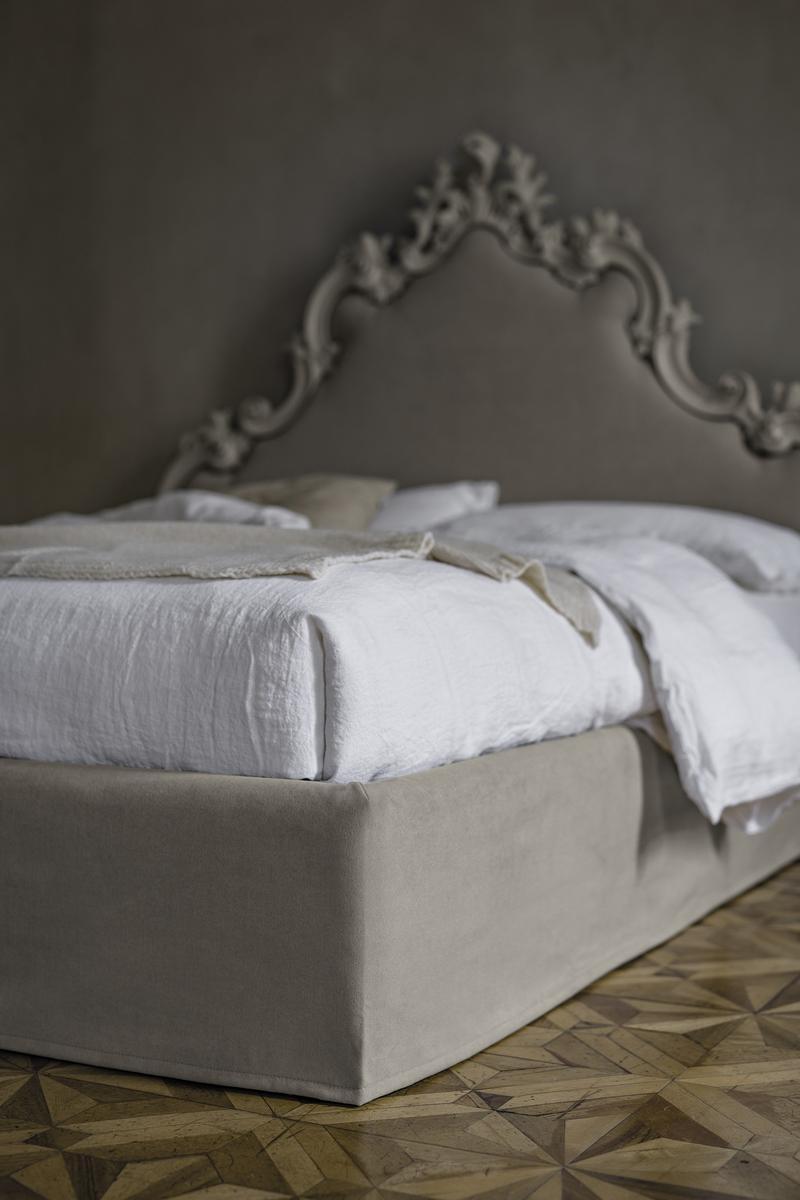 Double bed with high headboard | Mademoiselle by Bolzan letti