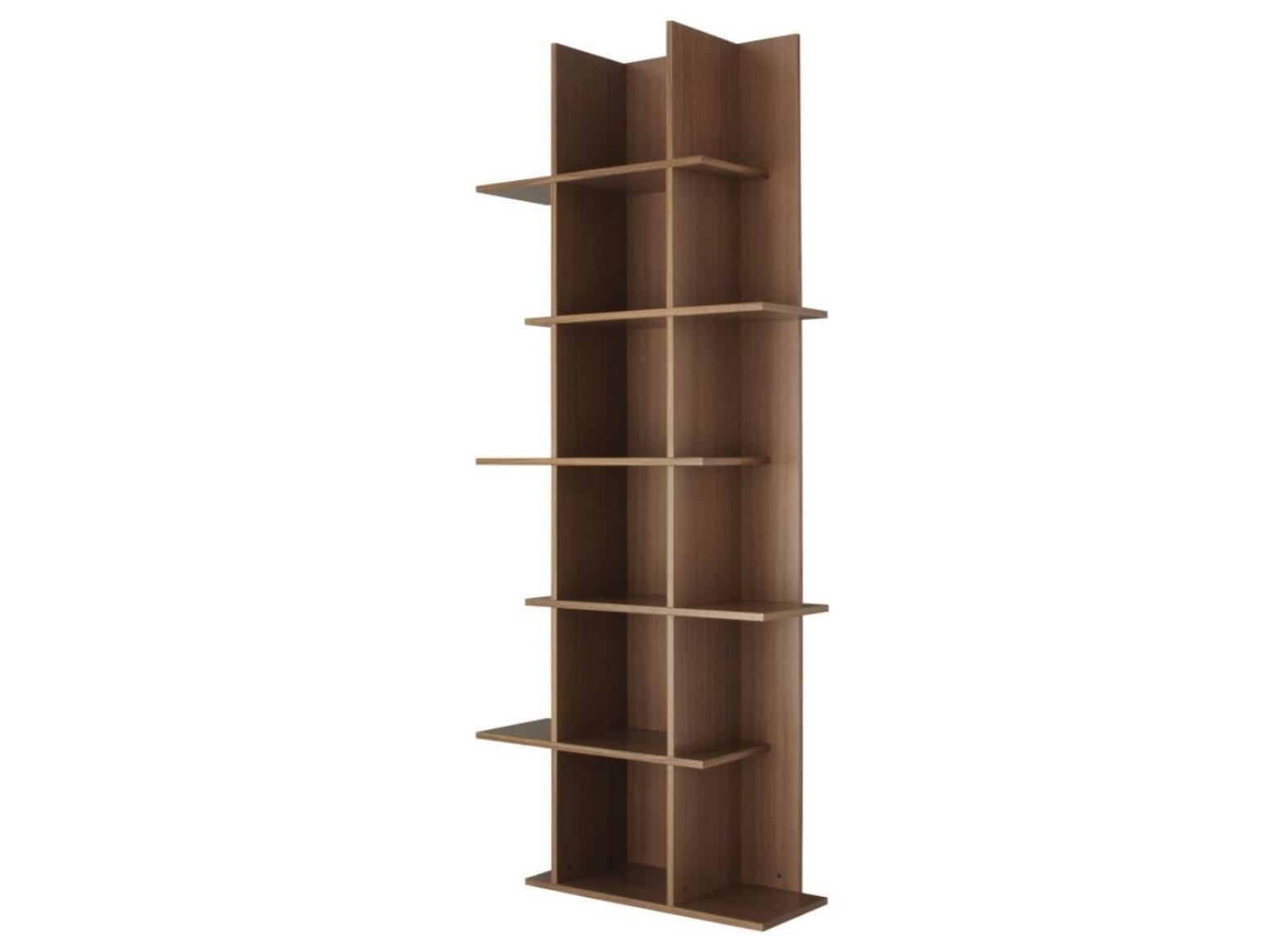 Open sectional wooden bookcase | Oka by Ligne Roset