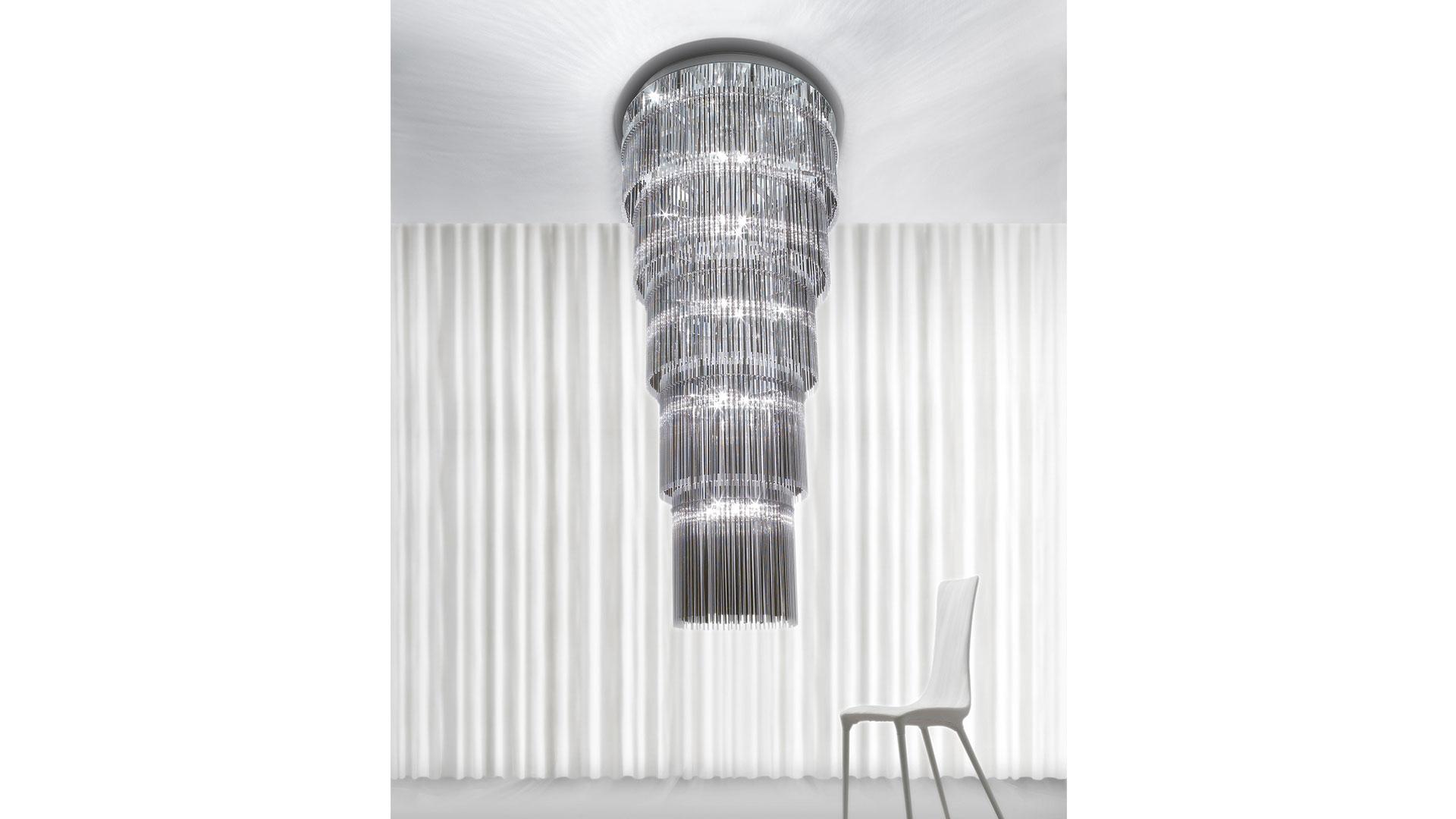 LED Murano glass pendant lamp | Gran Charleston by Reflex