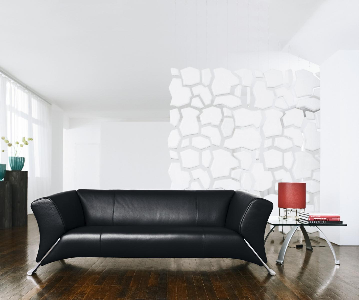 Leather sofa | 322 by Rolf Benz