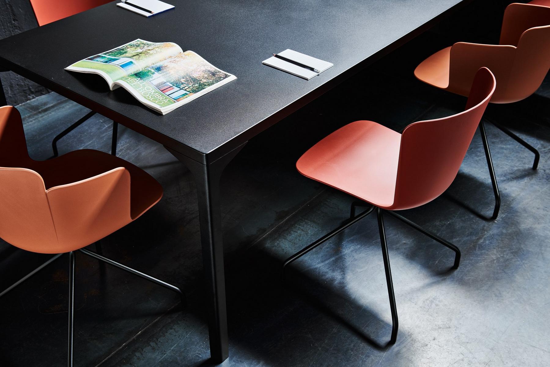 Trestle-based polypropylene chair | Calla Sm X Pp by Midj