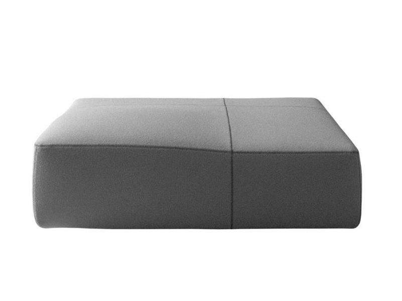 Upholstered fabric pouf | Bend by B&B Italia