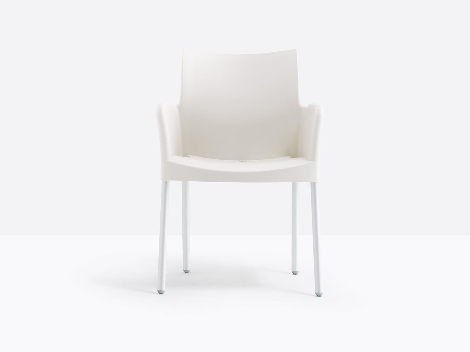 Polypropylene chair with armrests | Ice 850 by Pedrali