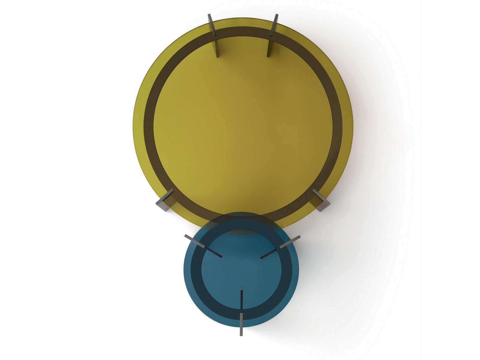 Round glass coffee table | Aulos by Ditre Italia