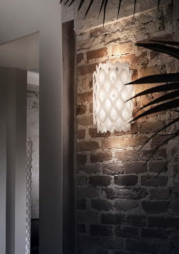 Cristalflex® an Lentiflex® LED wall light | Charlotte by Slamp