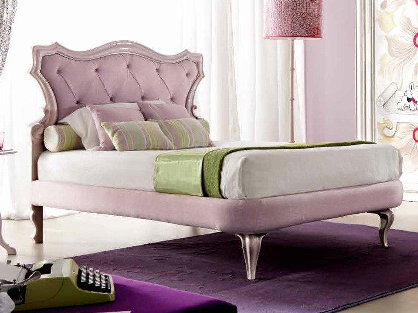 Full size bed with upholstered headboard | Giusy by Corte Zari