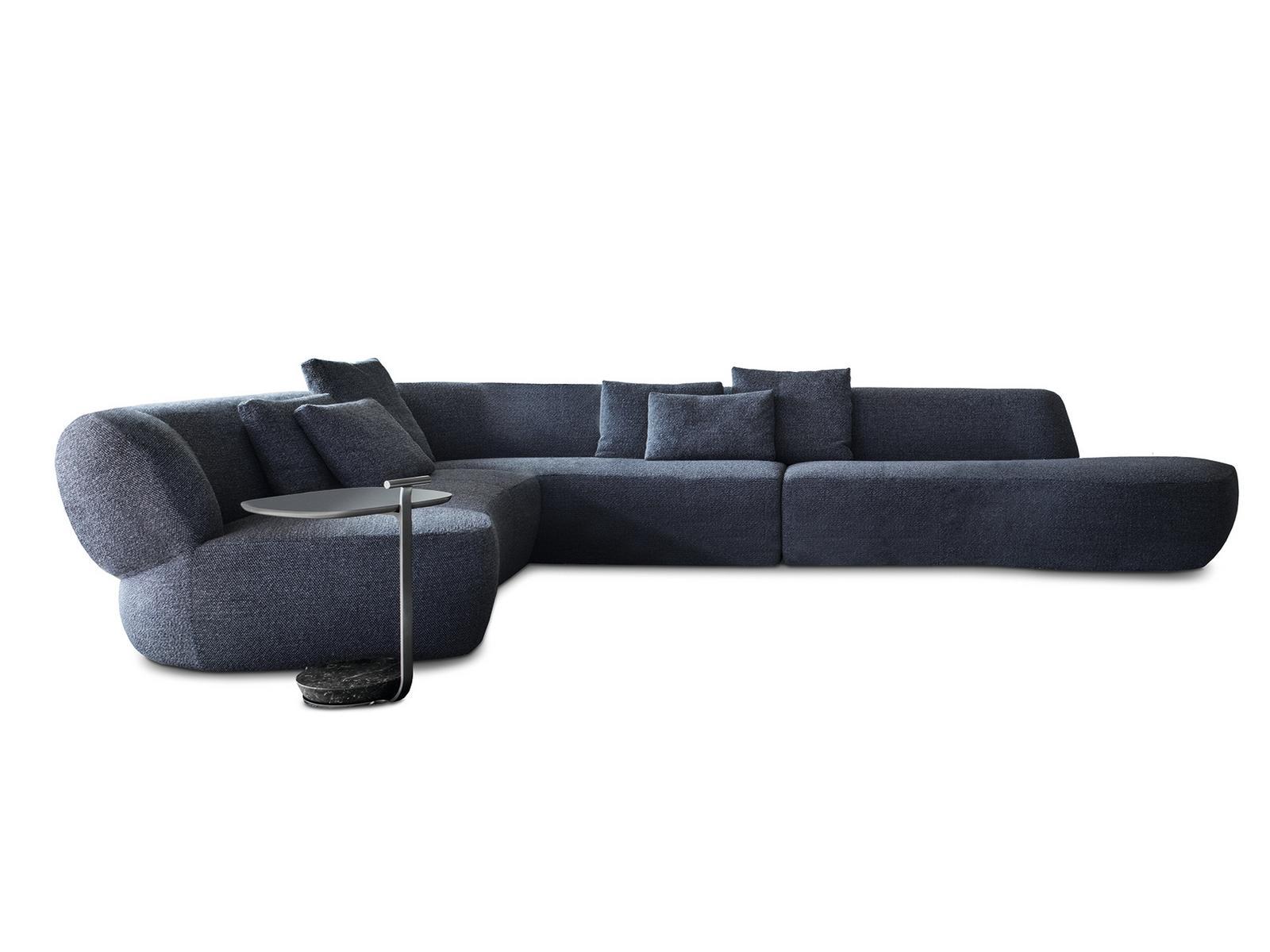 Corner sectional fabric sofa | Surf by Molteni