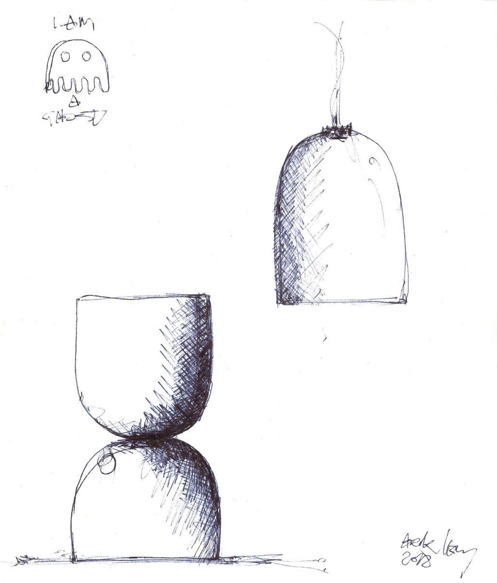 LED table lamp | Ghost 4970 by Vibia