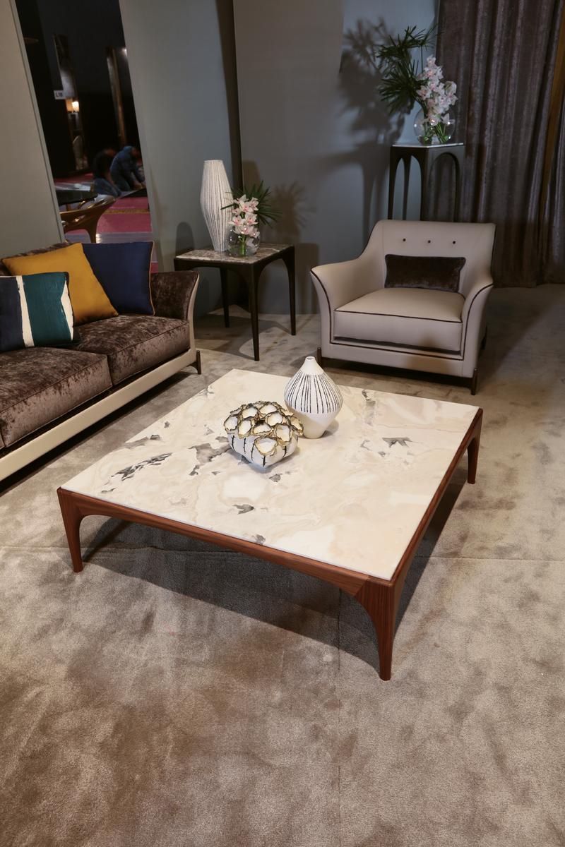Low wooden coffee table | Teti by Ezio Bellotti