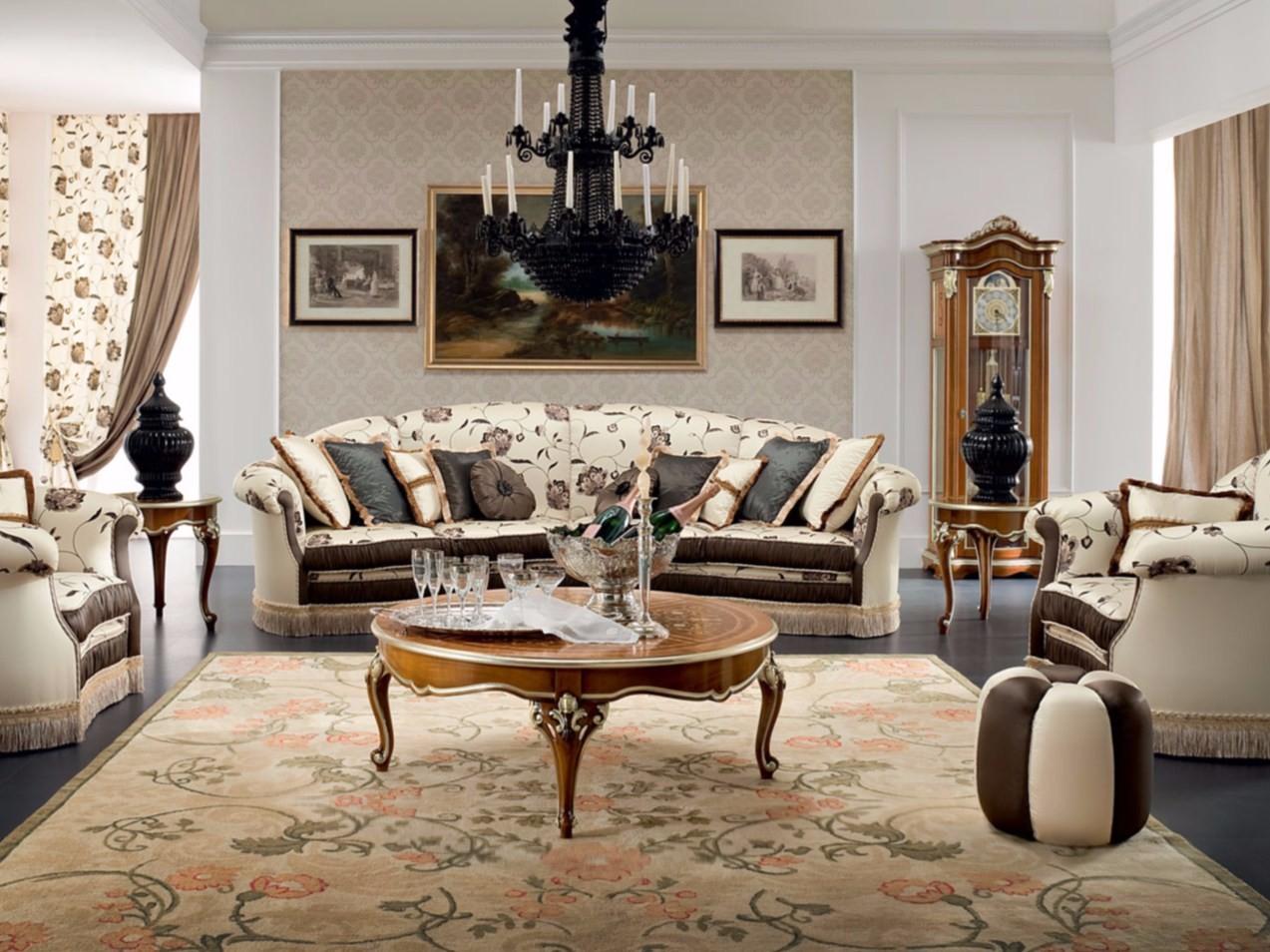 Low round wooden coffee table | 13645 by Modenese Gastone