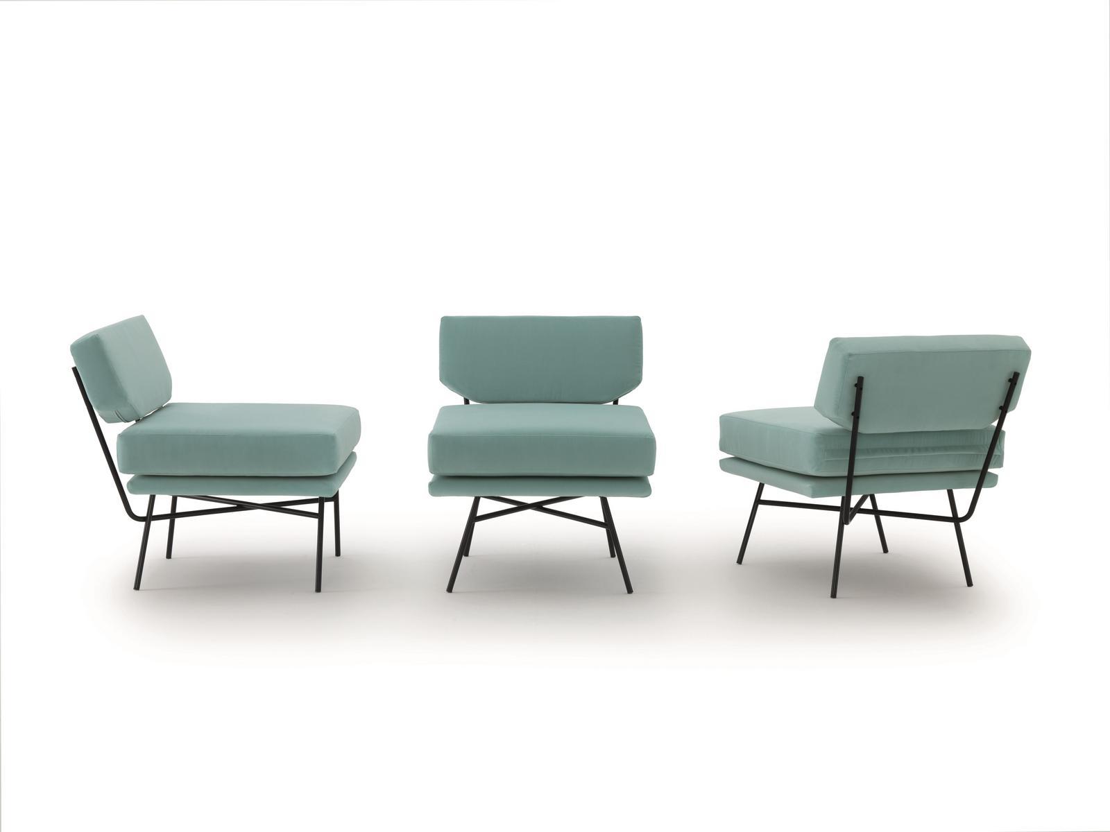 Fabric armchair | Elettra by Arflex