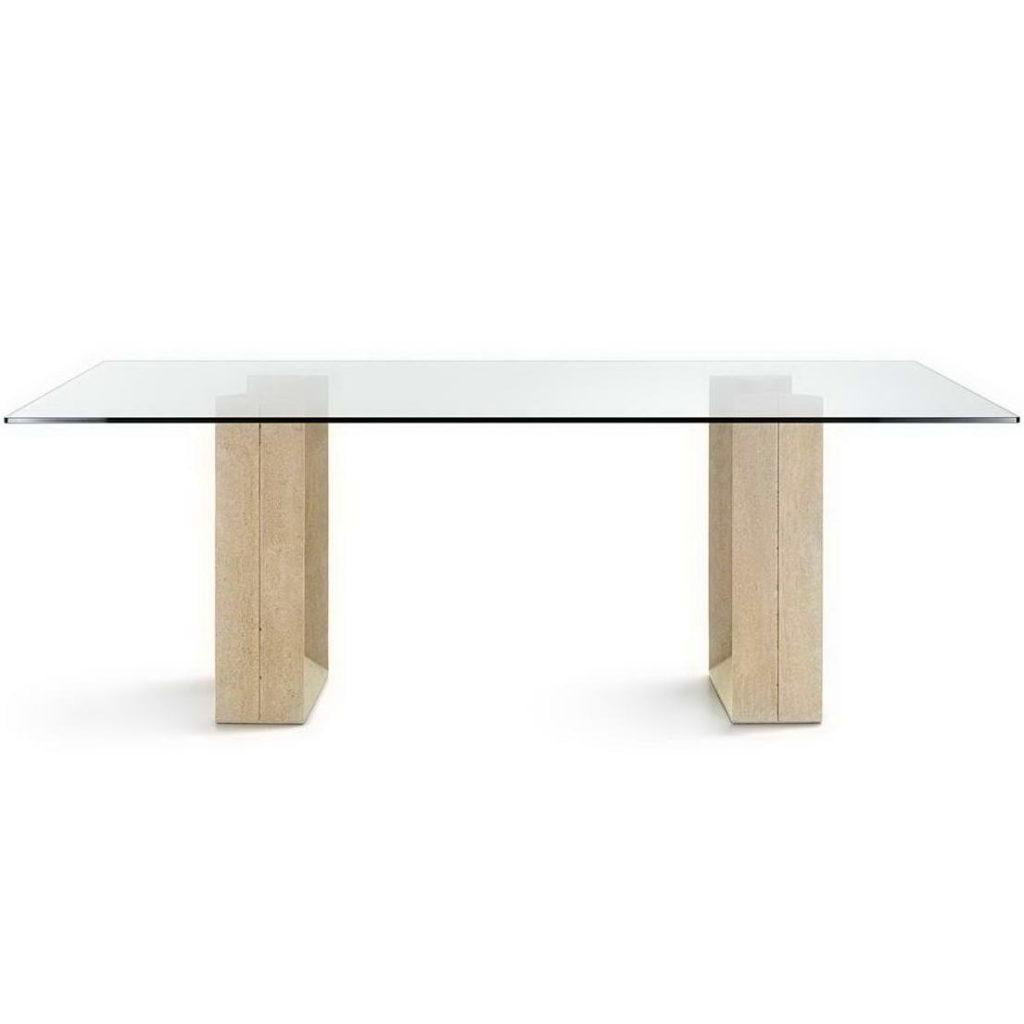 Rectangular stone table | Diapason by Cattelan Italia