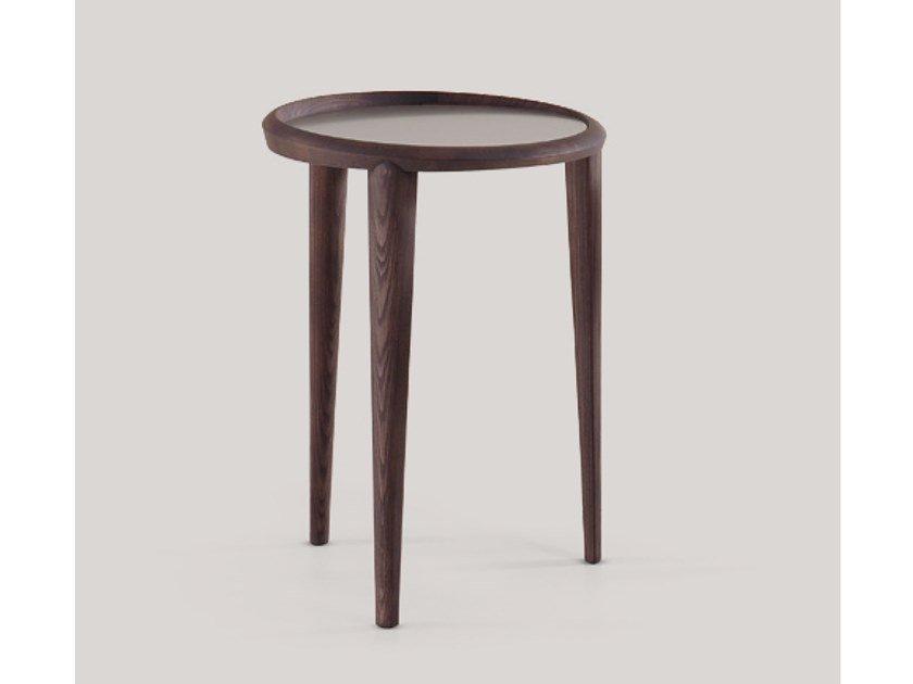 Round wooden coffee table | Talete by Volpi