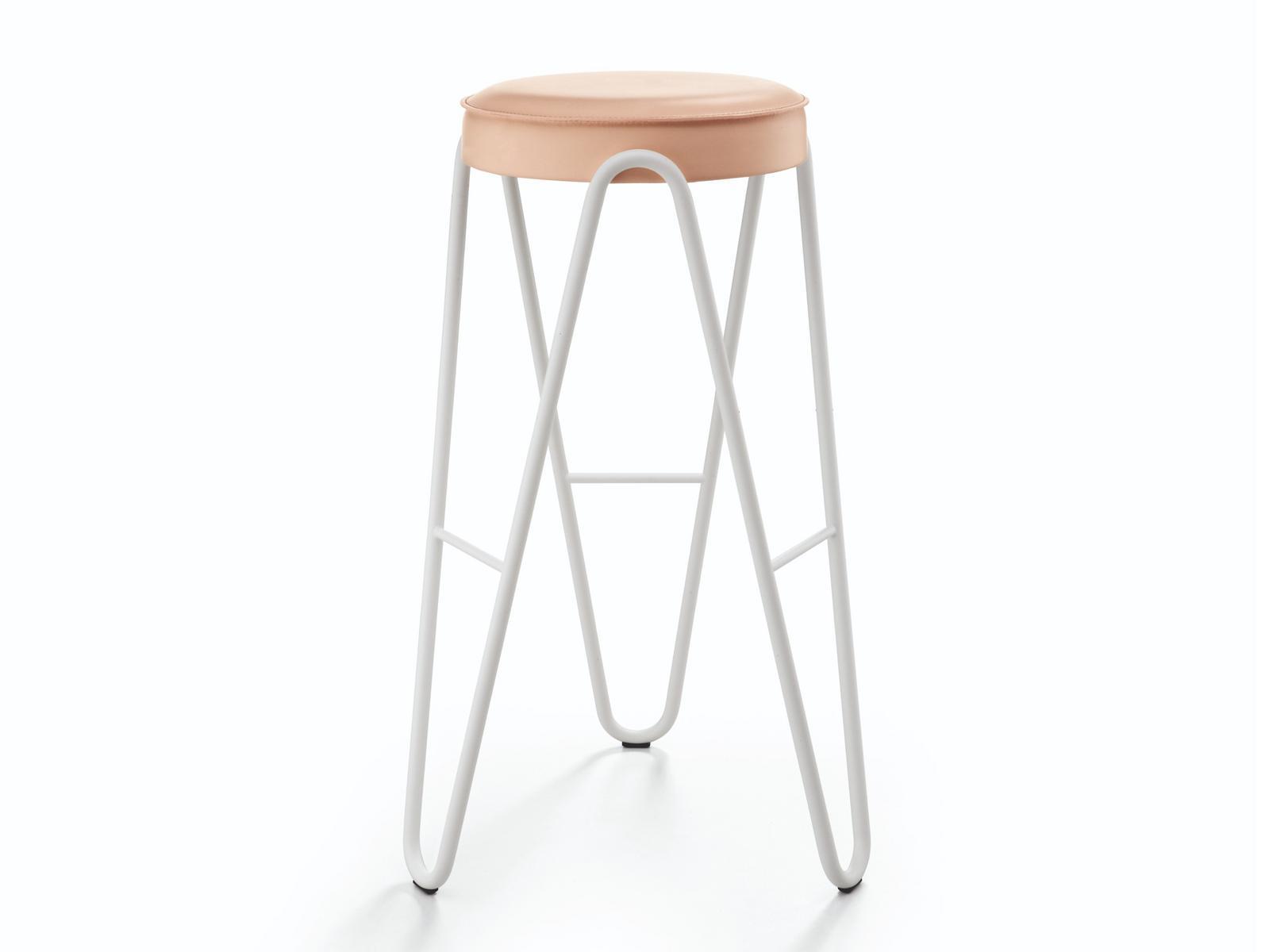 Contemporary style upholstered barstool | Apelle Jump by Midj