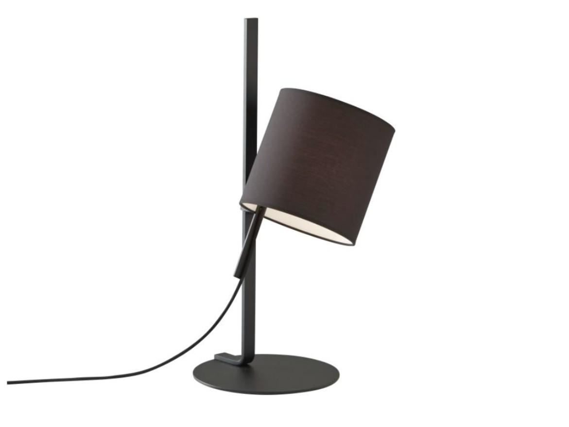 Table lamp with steel base and cotton shade | Magnet Lamp by Ligne Roset
