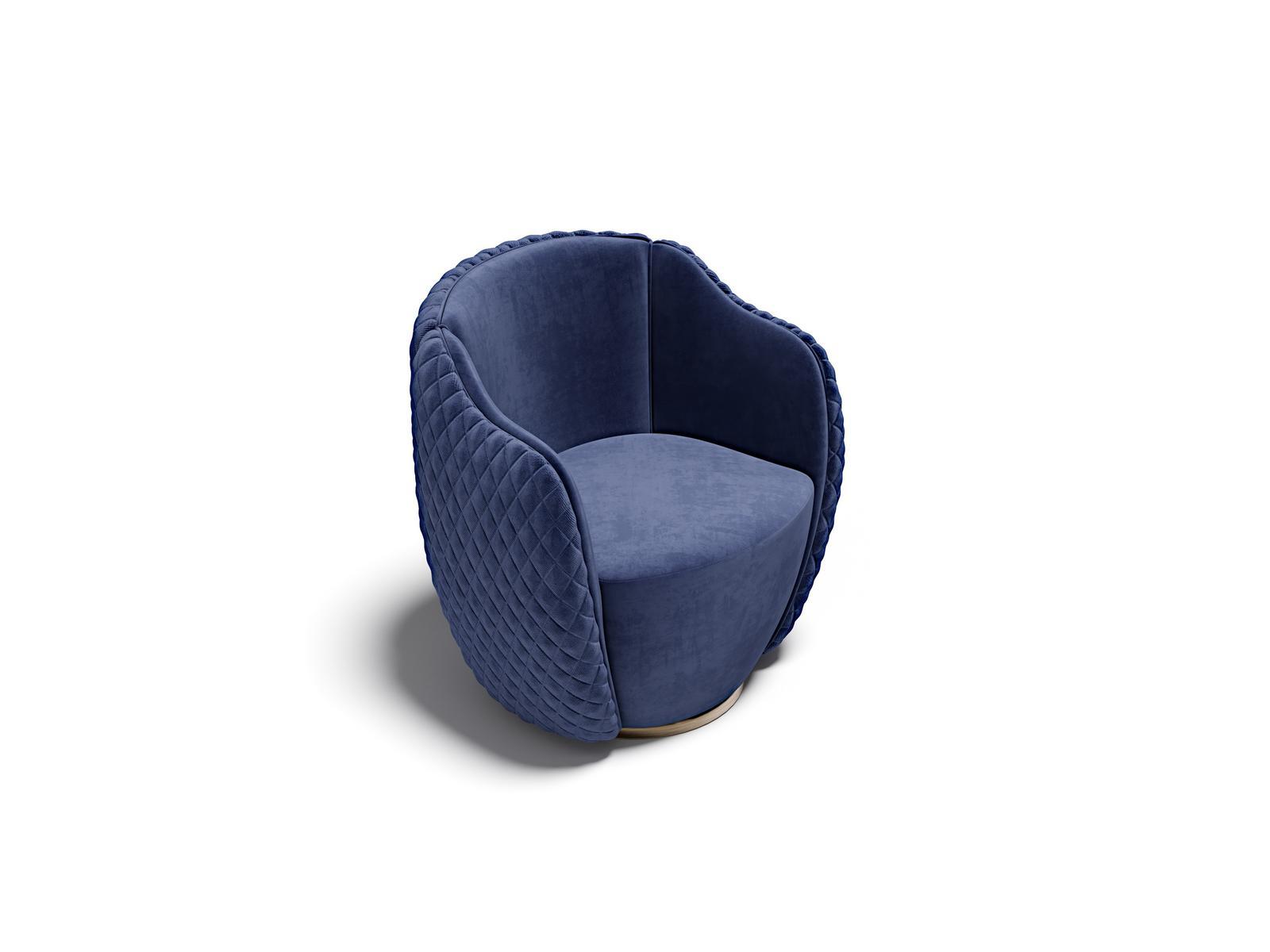 Upholstered fabric armchair with armrests | Audrey S by Capital Collection