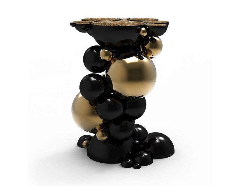 Aluminium side table | Newton by Boca Do Lobo