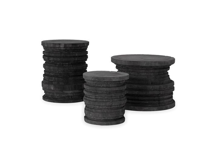 Round solid wood coffee table | Bidu by Baxter