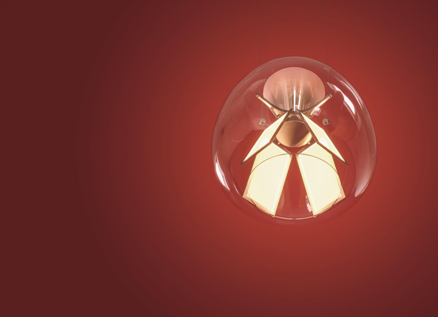 Direct light blown glass pendant lamp | Harry H. by Artemide