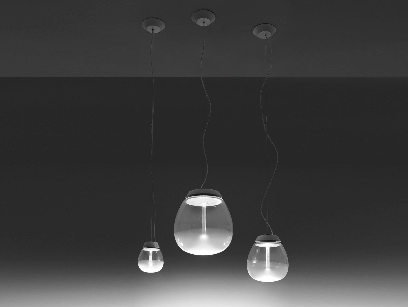 LED blown glass pendant lamp | Empatia by Artemide